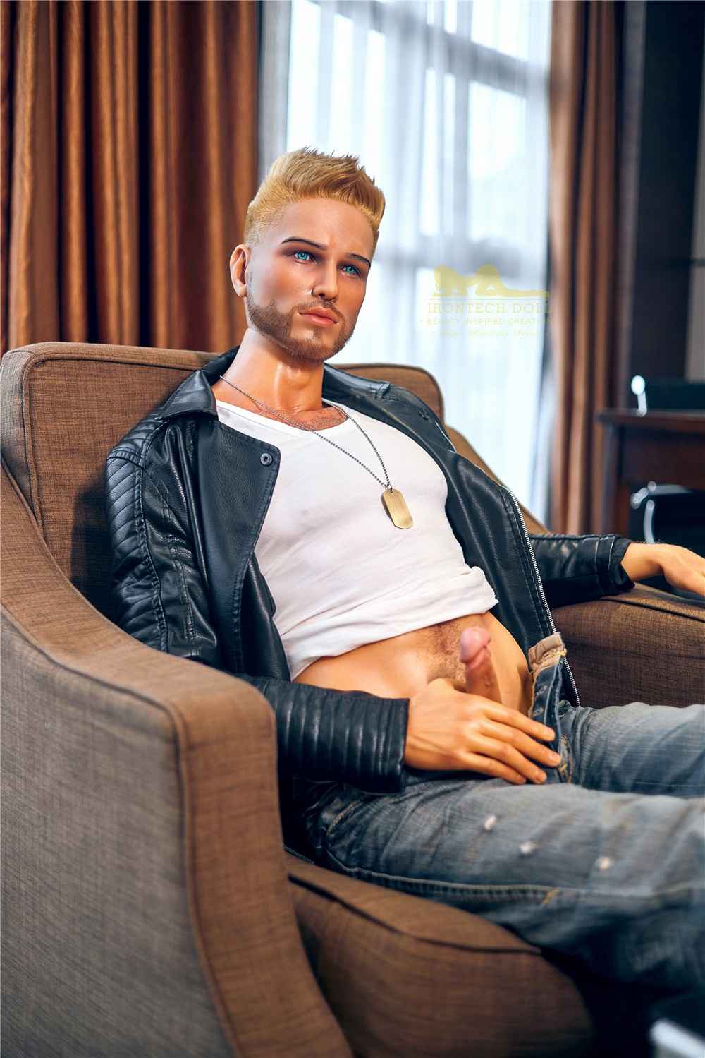 IronTech 176cm (5ft7") American Golden Dream Silicone Male Sex Doll - Kevin