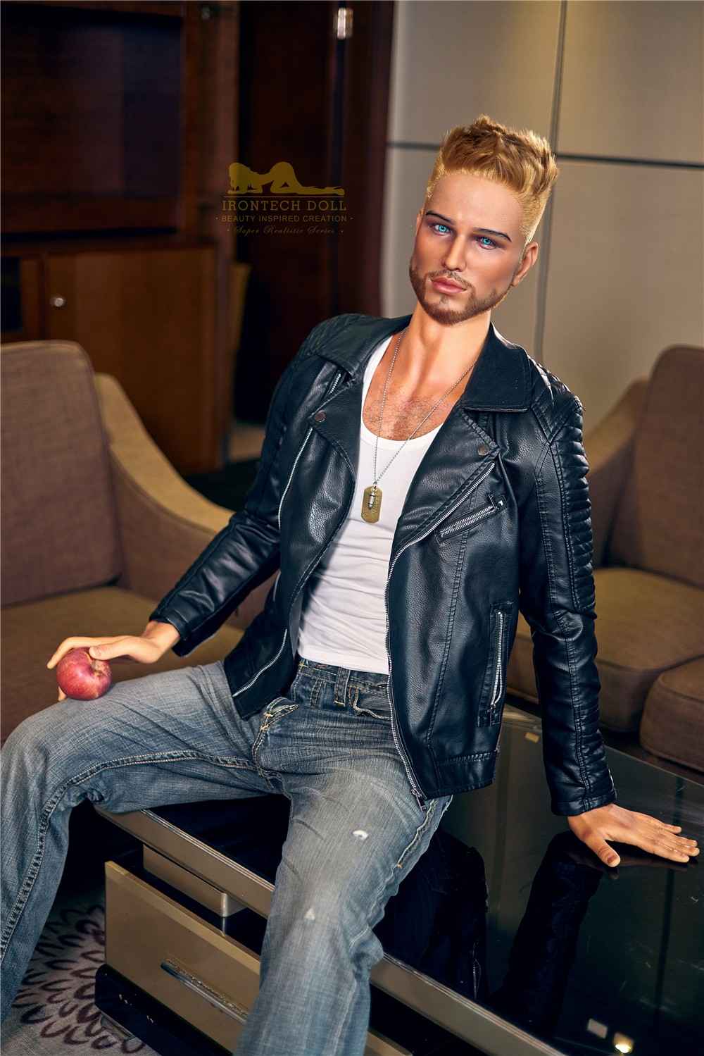IronTech 176cm (5ft7") American Golden Dream Silicone Male Sex Doll - Kevin