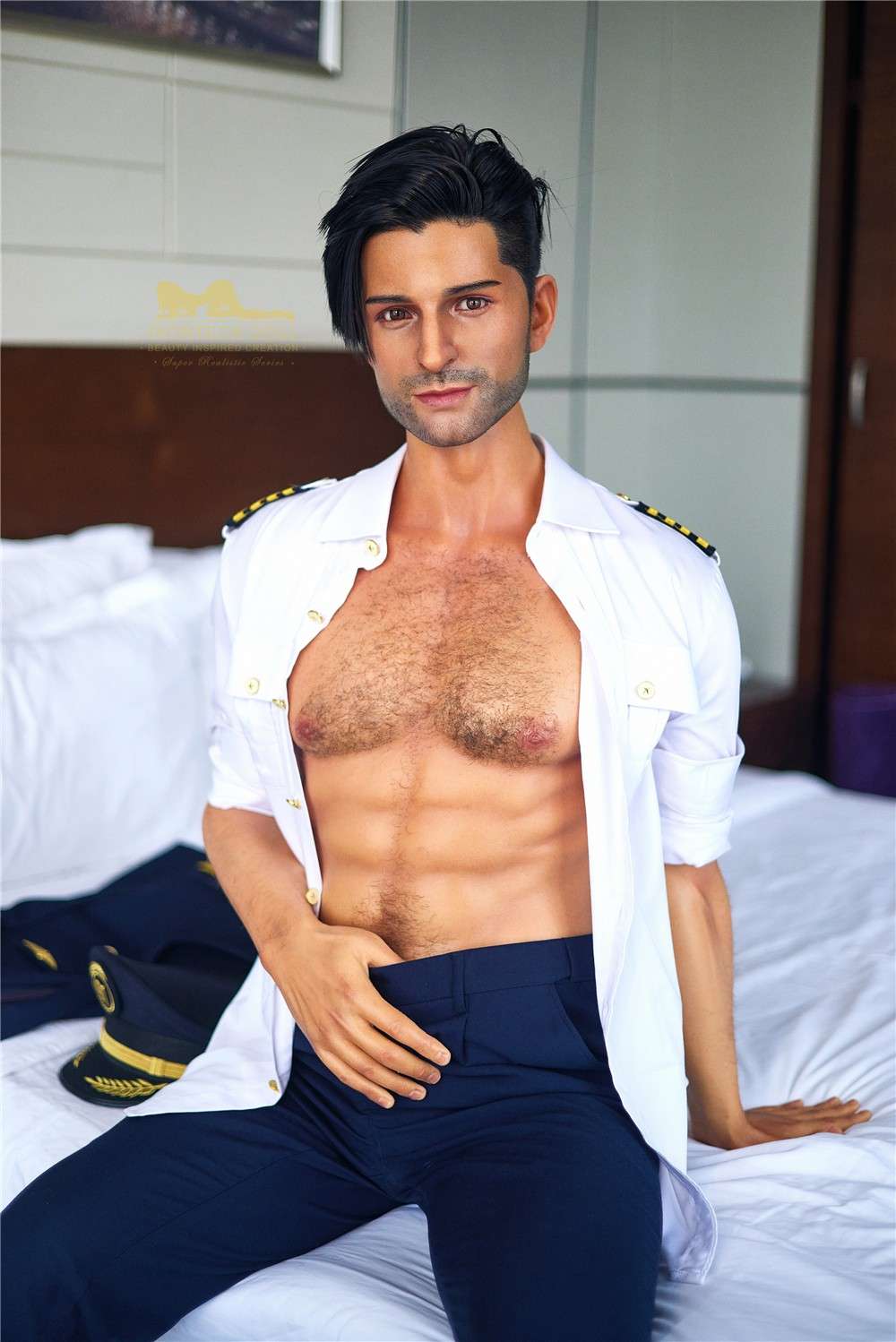 IronTech 176cm (5ft7') Luxury Airline Pilot Full Size Silicone Male Sex Doll - George