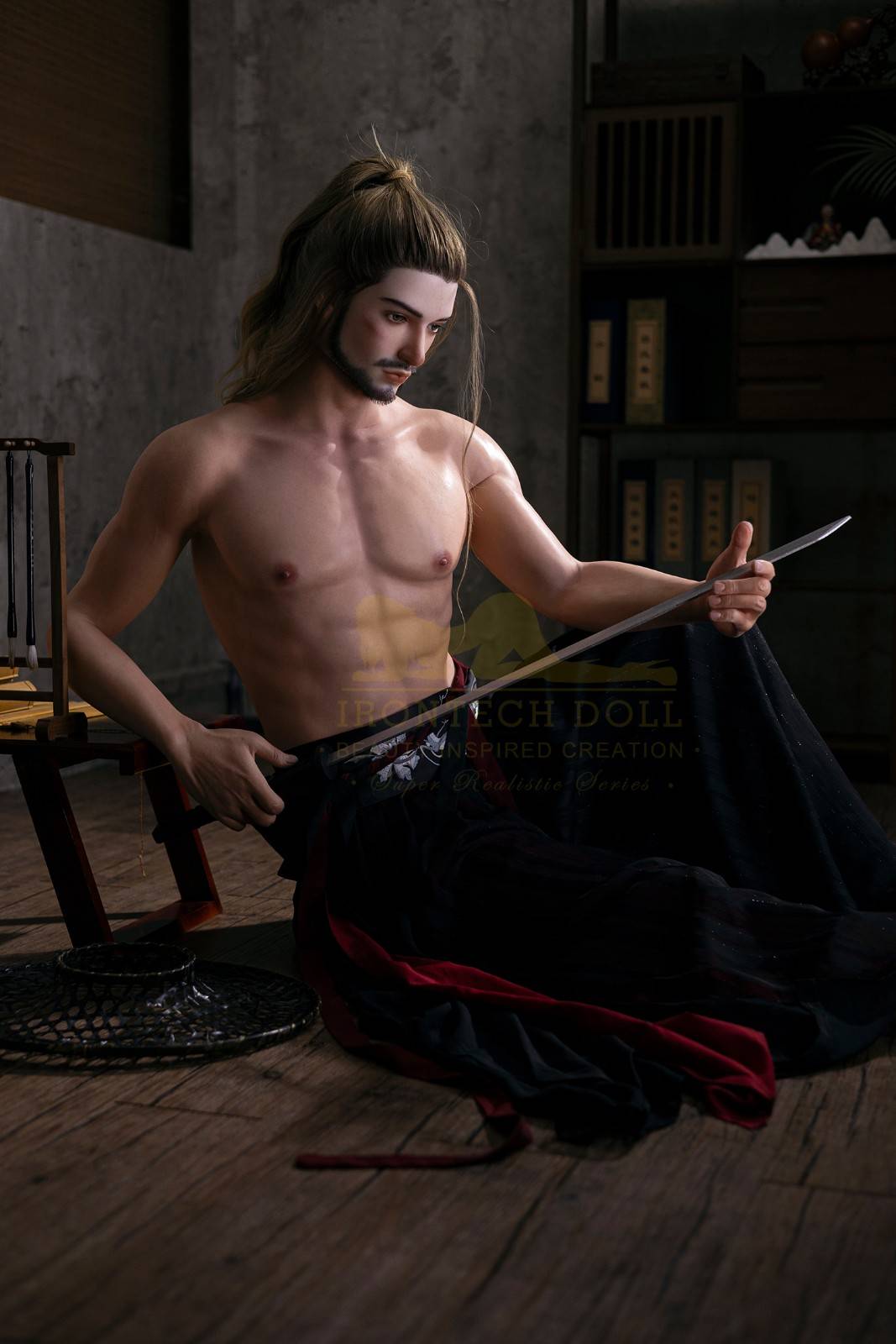 IronTech 176cm (5ft7') Mythical Warrior with Muscular Body Silicone Male Sex Doll - Jhon