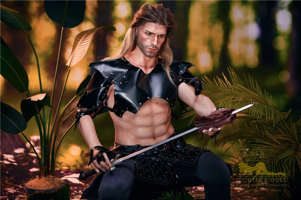 IronTech 176cm (5ft7') Sexy Soldier of War with Strong Muscular Build Silicone Male Sex Doll - Thomas