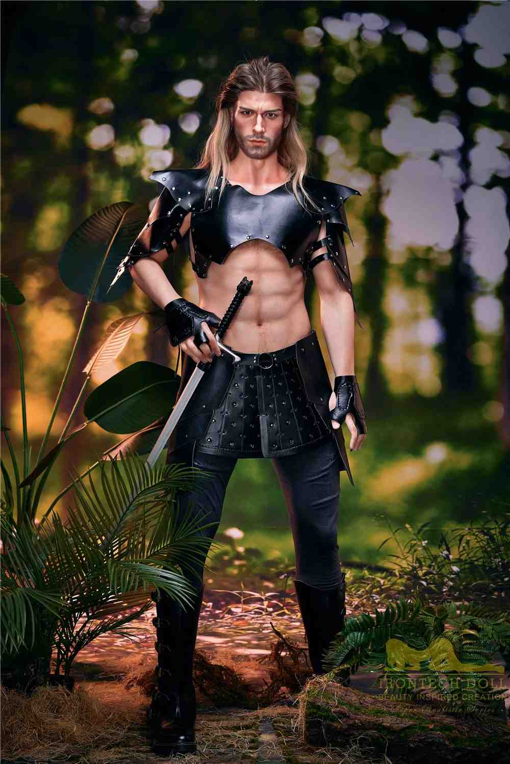 IronTech 176cm (5ft7') Sexy Soldier of War with Strong Muscular Build Silicone Male Sex Doll - Thomas