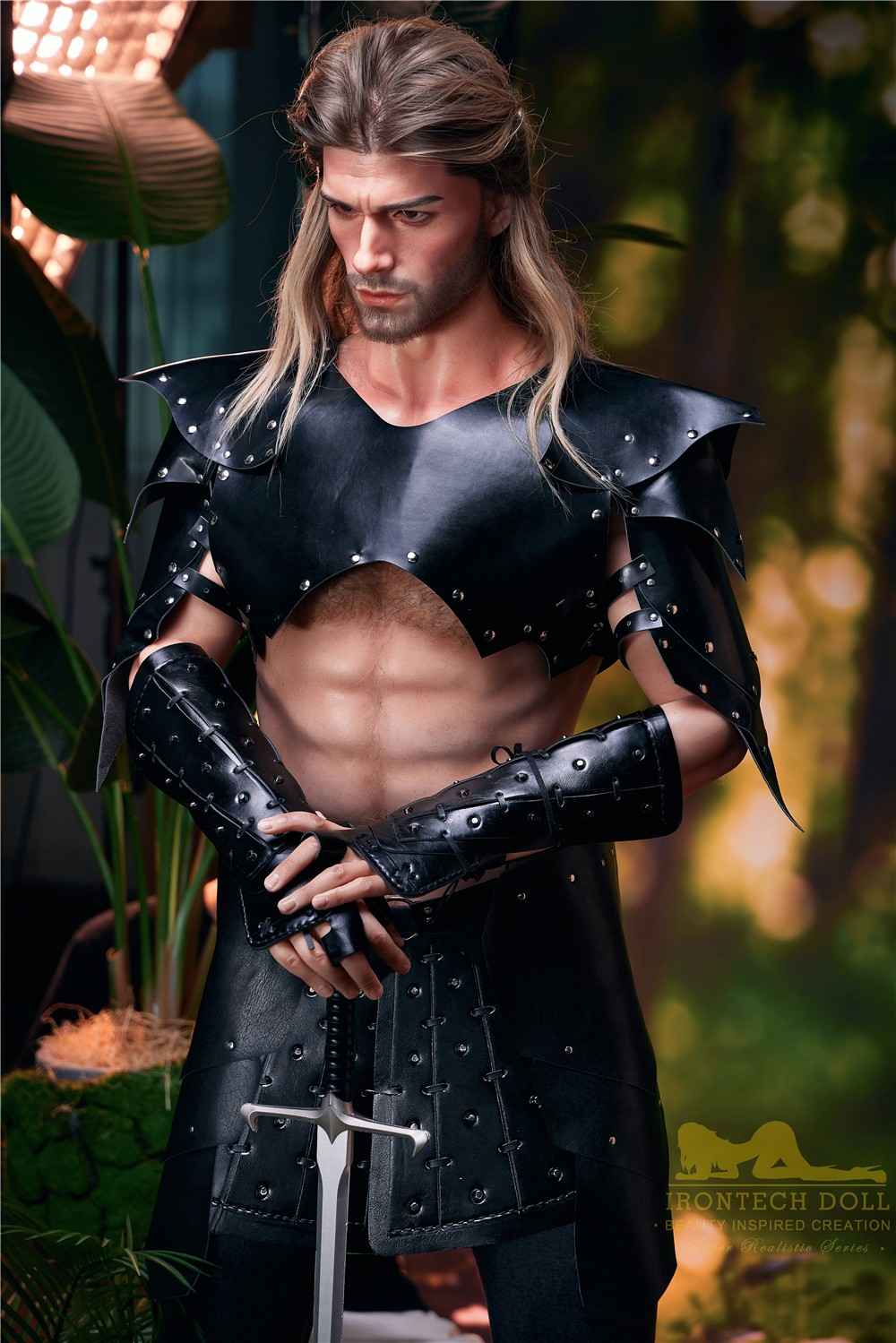 IronTech 176cm (5ft7') Sexy Soldier of War with Strong Muscular Build Silicone Male Sex Doll - Thomas