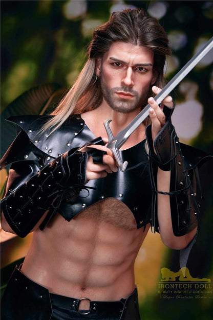 IronTech 176cm (5ft7') Sexy Soldier of War with Strong Muscular Build Silicone Male Sex Doll - Thomas