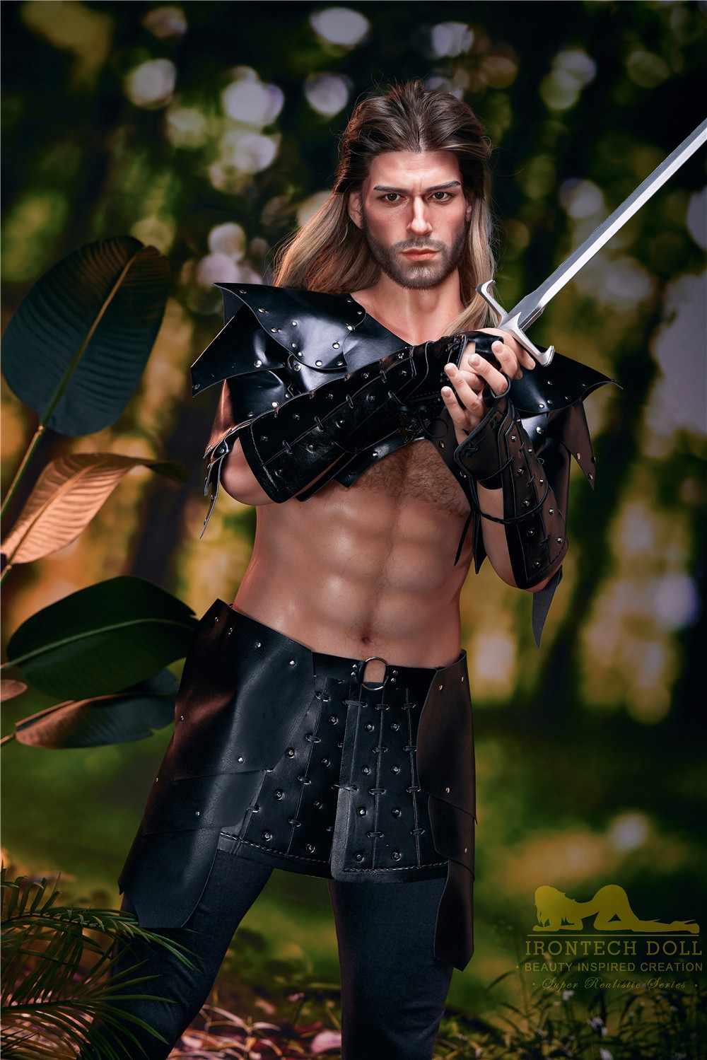 IronTech 176cm (5ft7') Sexy Soldier of War with Strong Muscular Build Silicone Male Sex Doll - Thomas