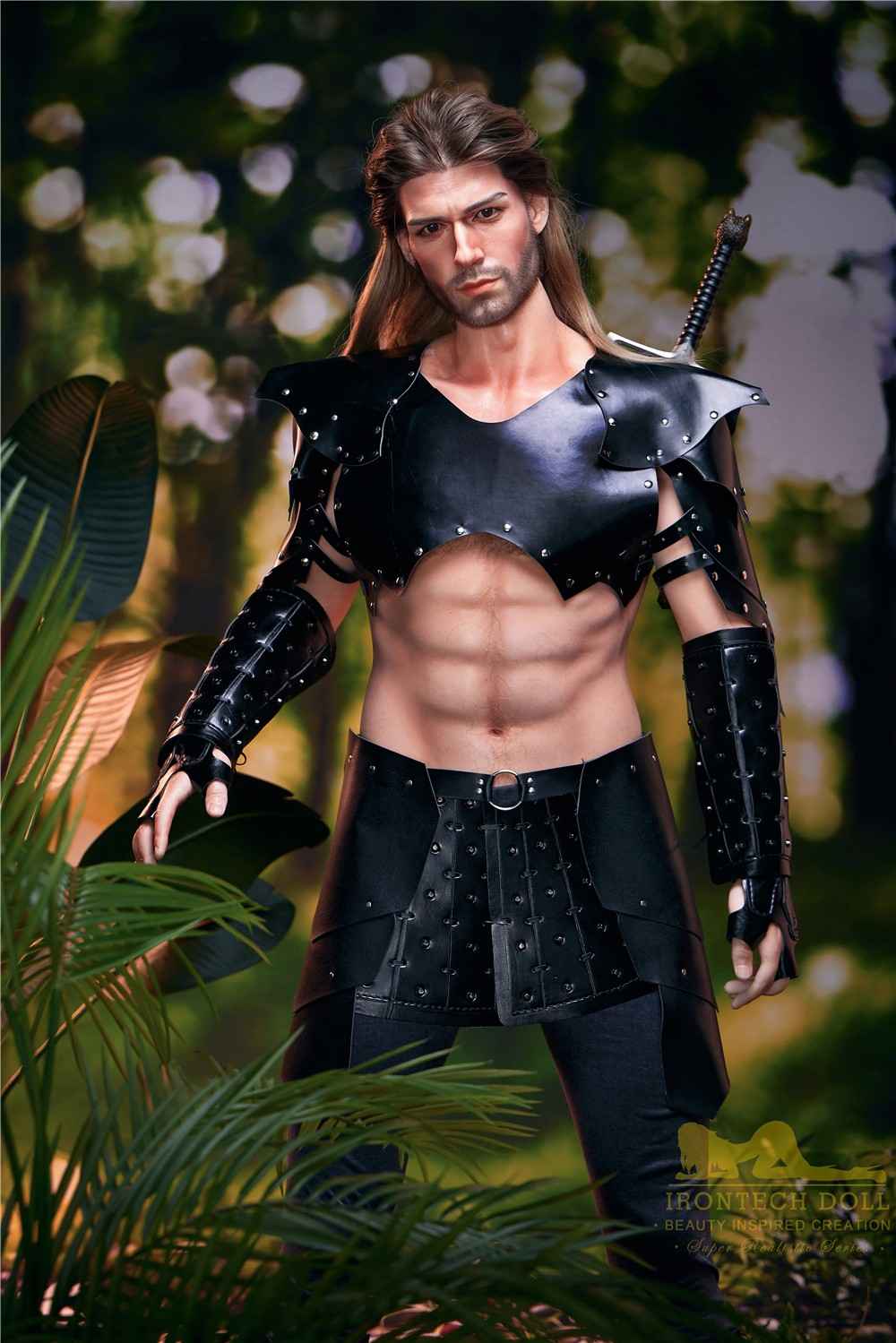 IronTech 176cm (5ft7') Sexy Soldier of War with Strong Muscular Build Silicone Male Sex Doll - Thomas