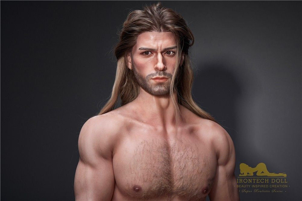 IronTech 176cm (5ft7') Sexy Soldier of War with Strong Muscular Build Silicone Male Sex Doll - Thomas