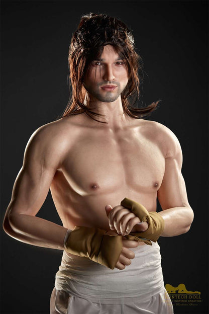 IronTech 176cm (5ft7") Strong, Muscular & Full Size Silicone Male Sex Doll - Kevin