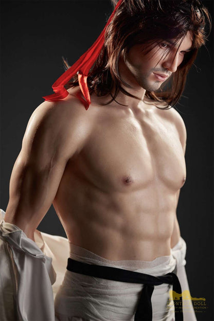 IronTech 176cm (5ft7") Strong, Muscular & Full Size Silicone Male Sex Doll - Kevin