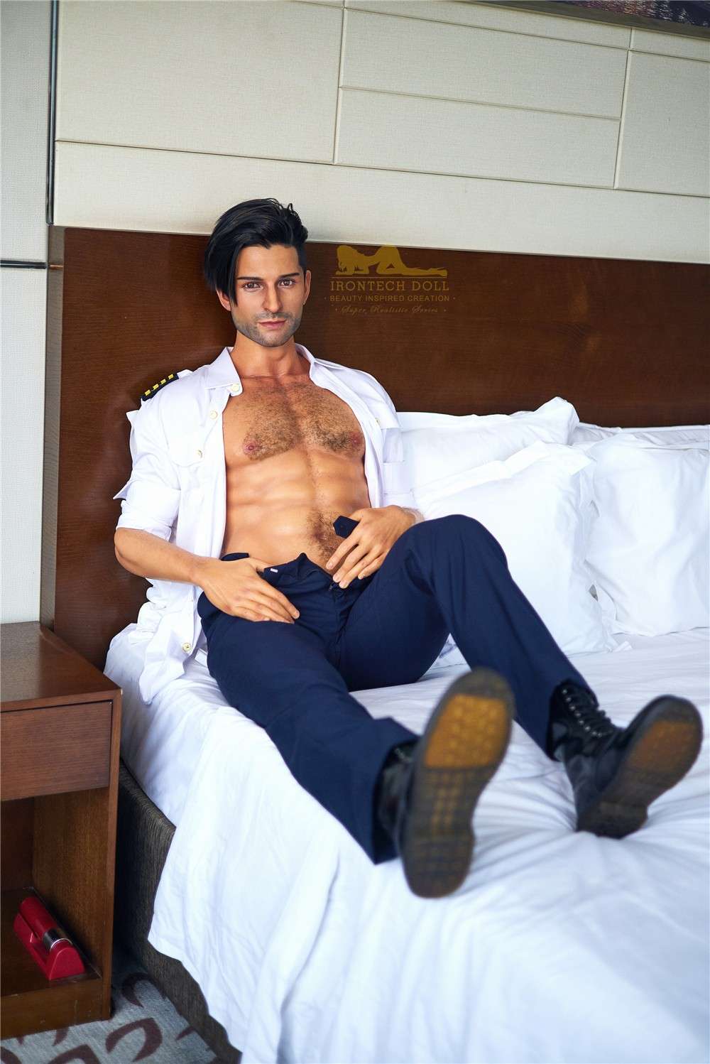 IronTech 176cm (5ft9') Steaming Hot Silicone Male Sex Doll - Drew