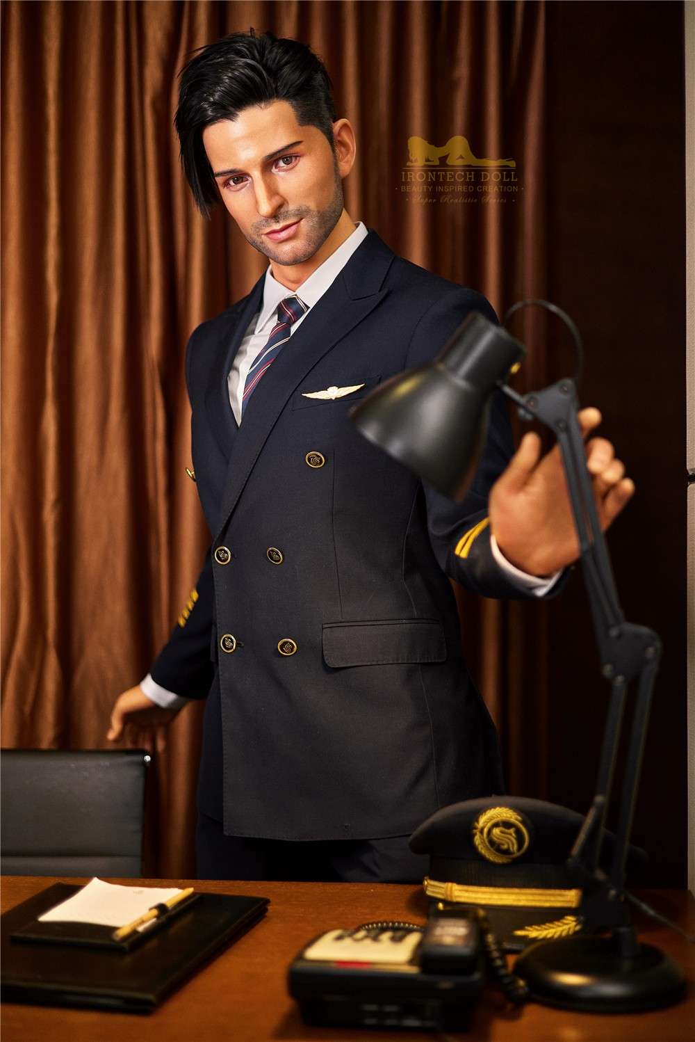 IronTech 176cm (5ft9') Steaming Hot Silicone Male Sex Doll - Drew