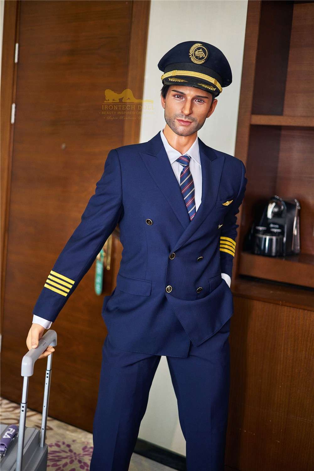 IronTech 176cm (5ft9') Steaming Hot Silicone Male Sex Doll - Drew