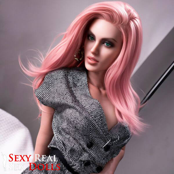 Jarliet Dolls 153cm (5ft) - Pink-Haired Silicone Sex Doll – Elegant Fantasy Girl - Pag Jarliet