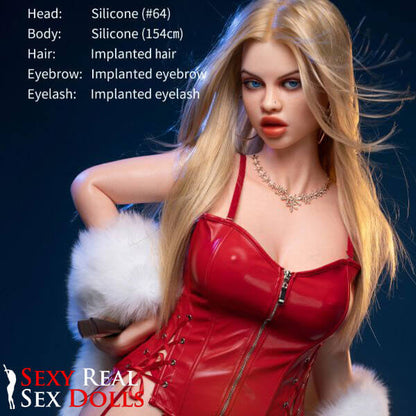 154cm (5ft) Blonde Temptress in Lingerie Silicone Sex Doll - Betsy, Jarliet Dolls, , Sexy Real Sex Dolls