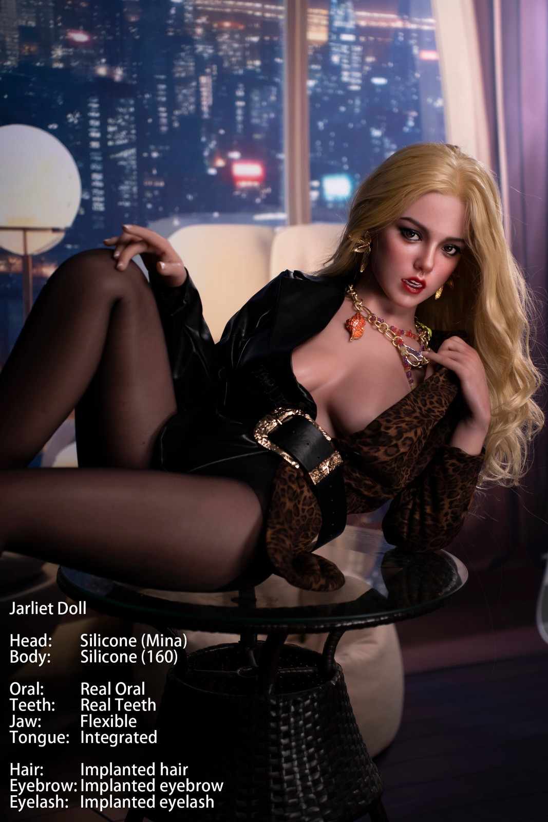 Jarliet Dolls 160cm (5ft2") Elegant Beauty Blonde Silicone Sex Doll C-Cup - Mina