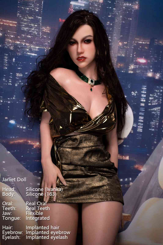 Jarliet Dolls 163cm (5ft3") Brunette Silicone Sex Doll - Ivanka