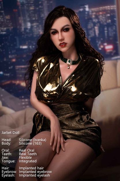 Jarliet Dolls 163cm (5ft3") Brunette Silicone Sex Doll - Ivanka
