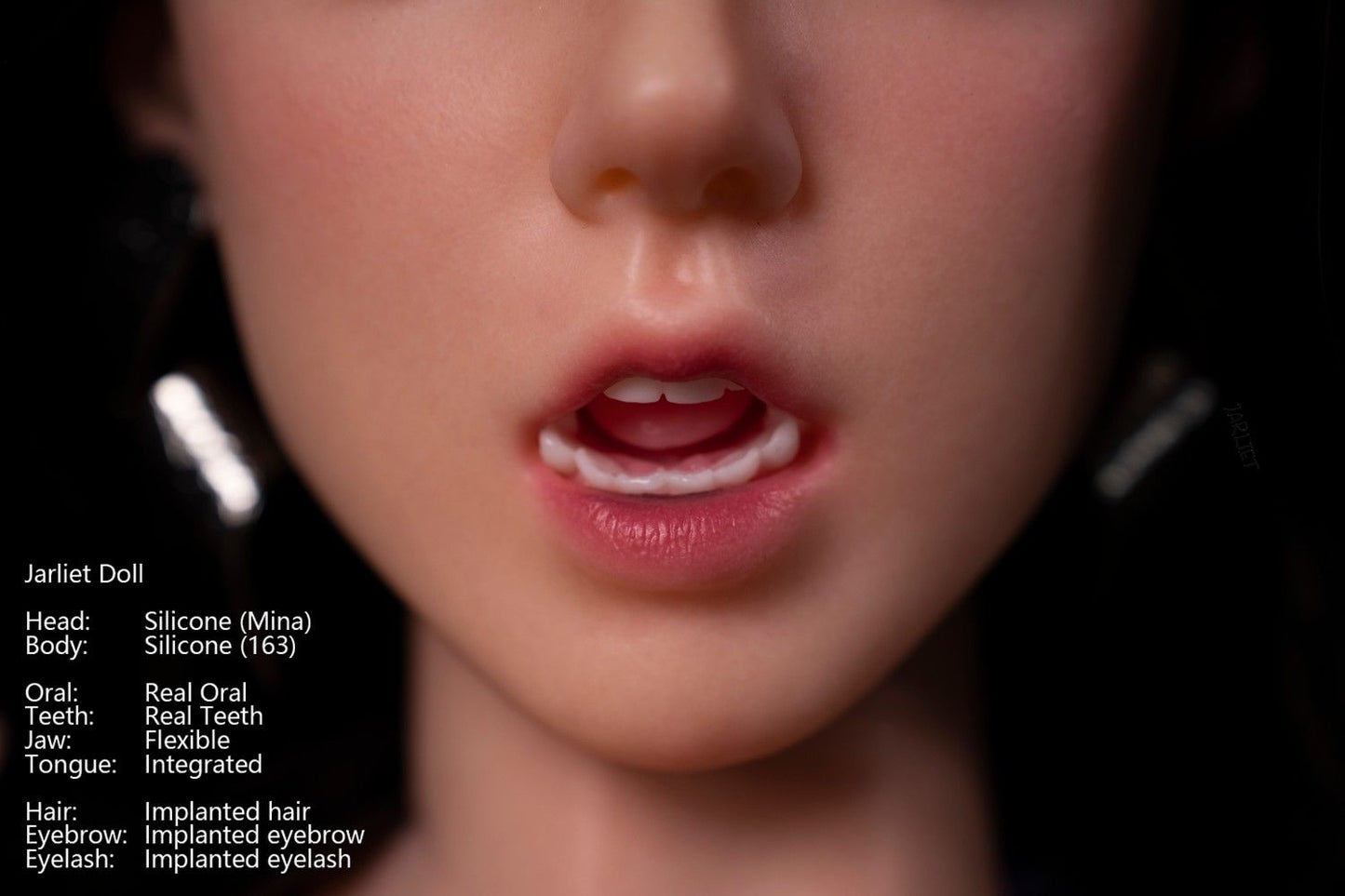 Jarliet Dolls 163cm (5ft3") Elegant Dark Brunette Silicone Sex Doll - Mina