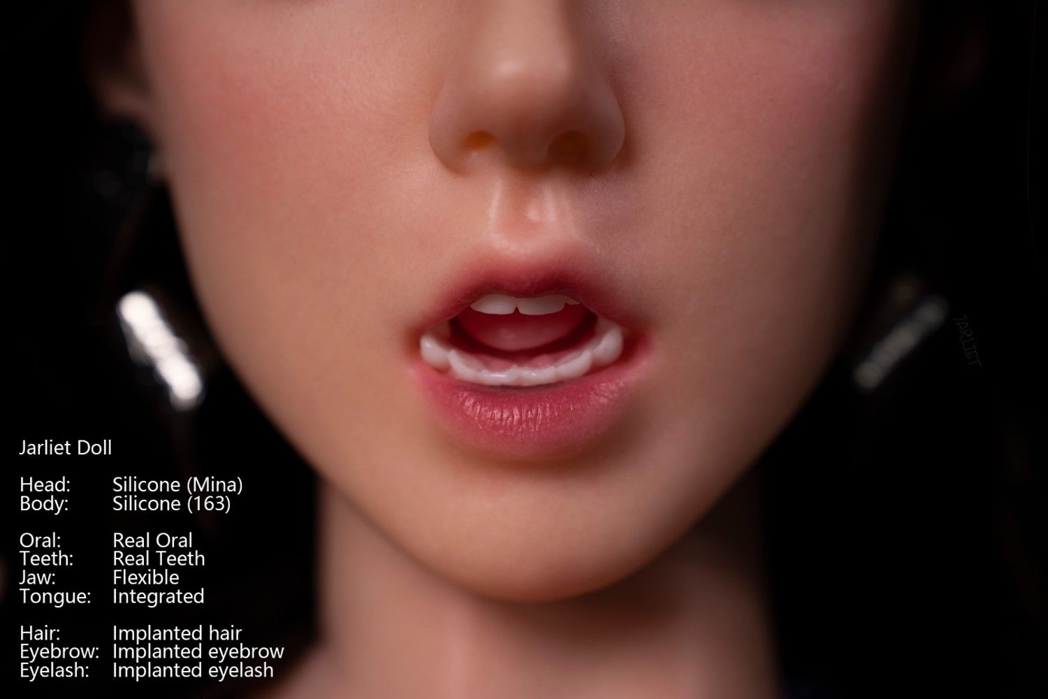 Jarliet Dolls 163cm (5ft3") Elegant Dark Brunette Silicone Sex Doll - Mina