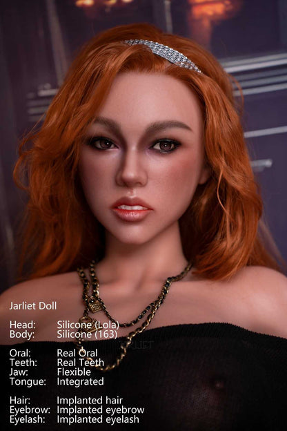 Jarliet Dolls 163cm (5ft3") Elegant Redhead Silicone Sex Doll - Lola