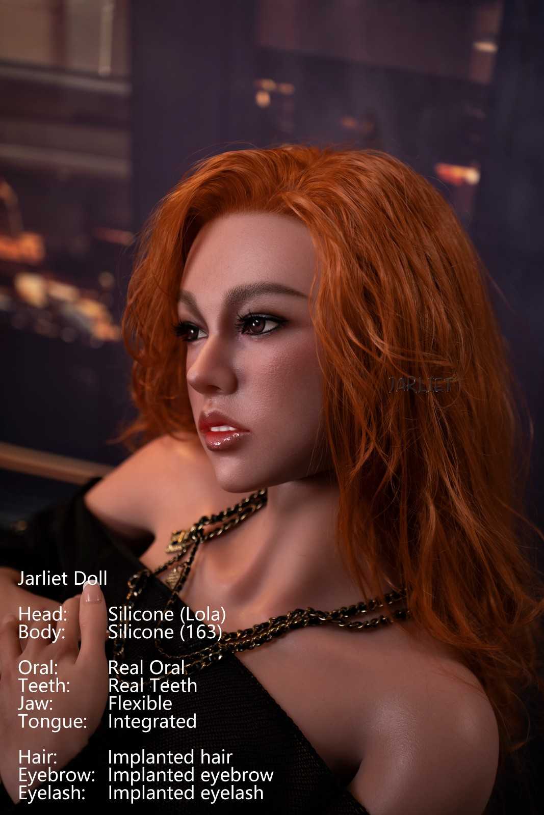 Jarliet Dolls 163cm (5ft3") Elegant Redhead Silicone Sex Doll - Lola