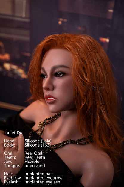 Jarliet Dolls 163cm (5ft3") Elegant Redhead Silicone Sex Doll - Lola