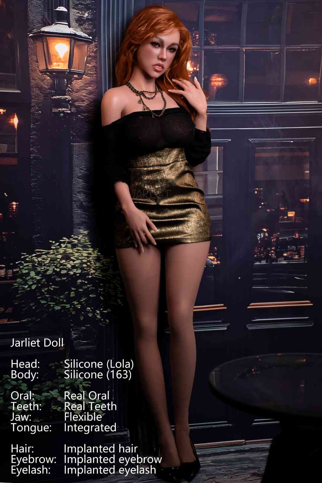 Jarliet Dolls 163cm (5ft3") Elegant Redhead Silicone Sex Doll - Lola