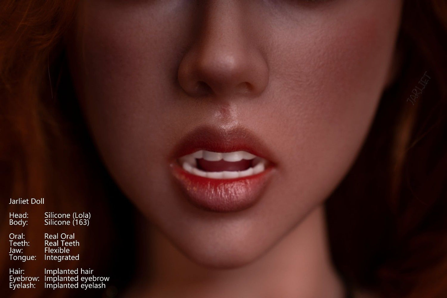 Jarliet Dolls 163cm (5ft3") Elegant Redhead Silicone Sex Doll - Lola