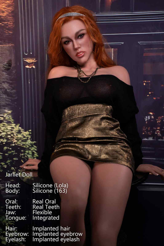 Jarliet Dolls 163cm (5ft3") Elegant Redhead Silicone Sex Doll - Lola