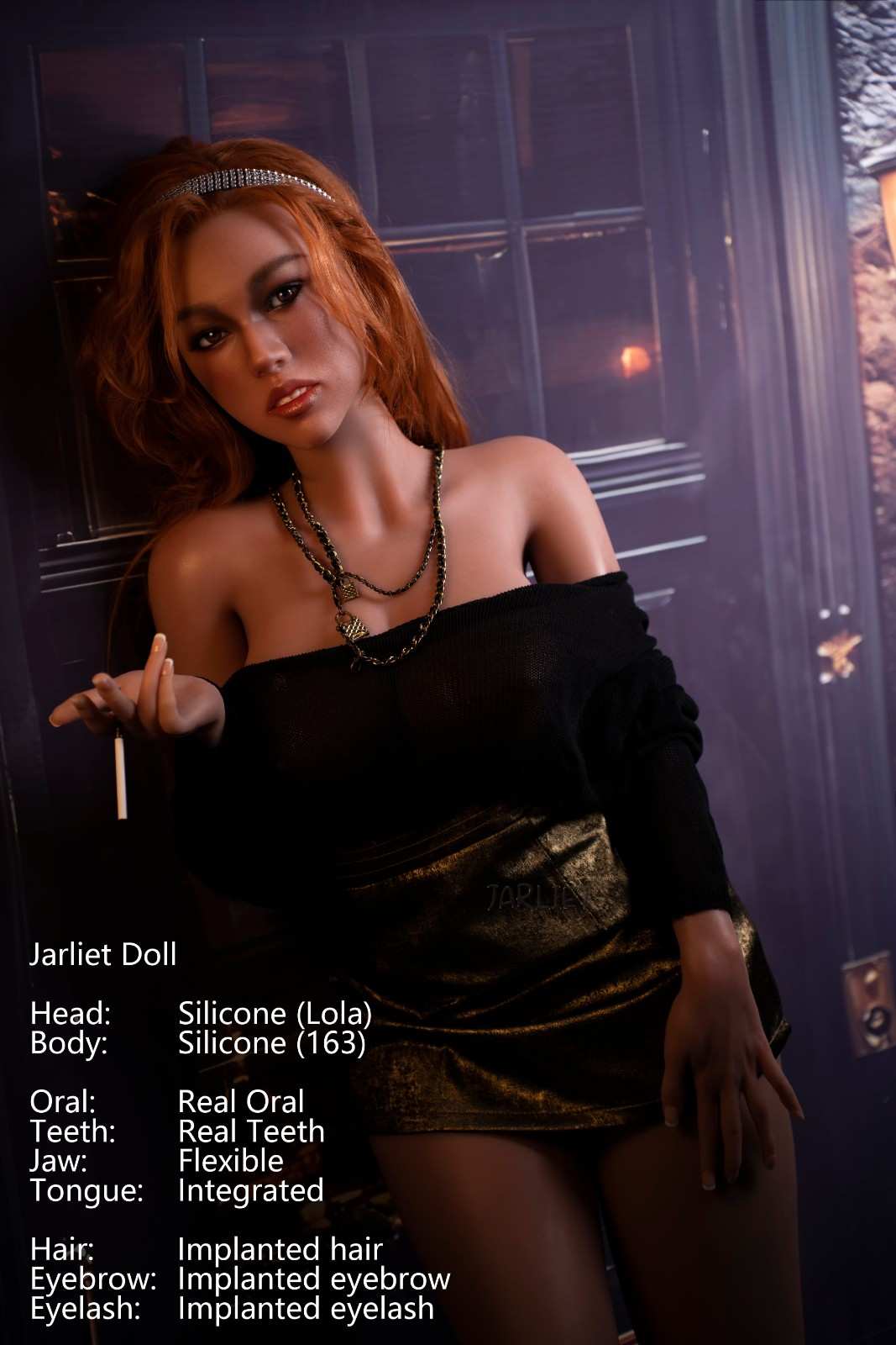 Jarliet Dolls 163cm (5ft3") Elegant Redhead Silicone Sex Doll - Lola