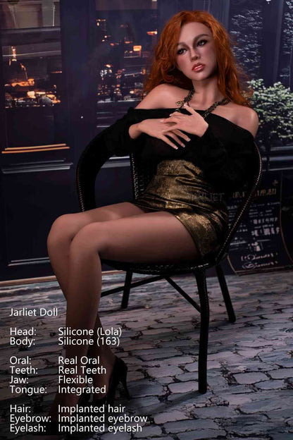 Jarliet Dolls 163cm (5ft3") Elegant Redhead Silicone Sex Doll - Lola