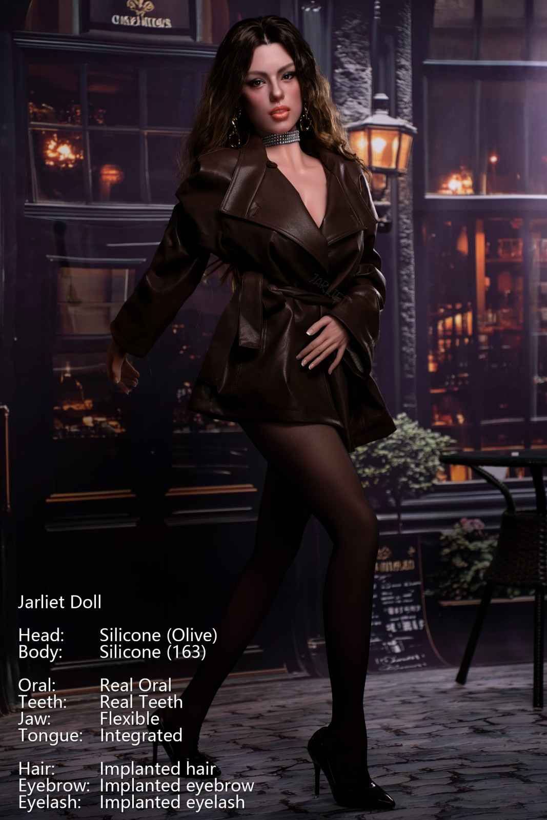 Jarliet Dolls 163cm (5ft4") Full Silicone Sex Doll – Light Tan - Olive
