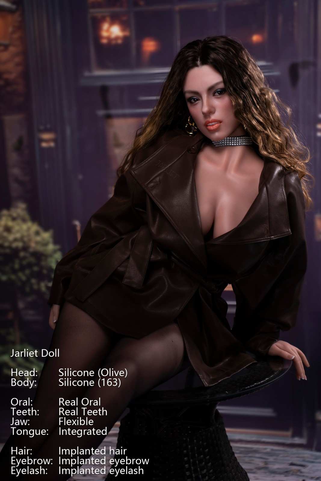 Jarliet Dolls 163cm (5ft4") Full Silicone Sex Doll – Light Tan - Olive