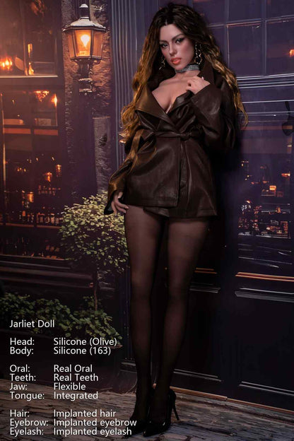 Jarliet Dolls 163cm (5ft4") Full Silicone Sex Doll – Light Tan - Olive