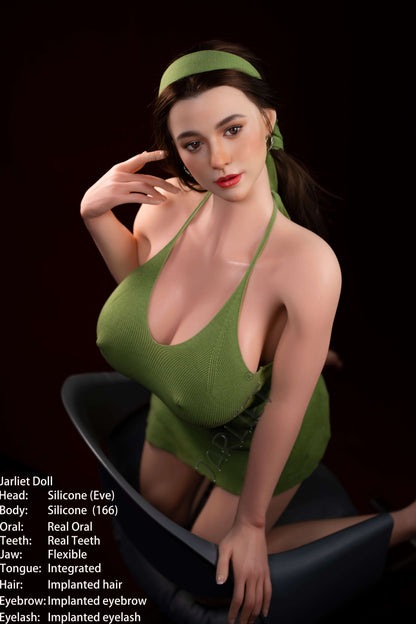 Jarliet Dolls 166cm (5ft5") Curve Full Silicone with ROS Head Sex Doll - Eve