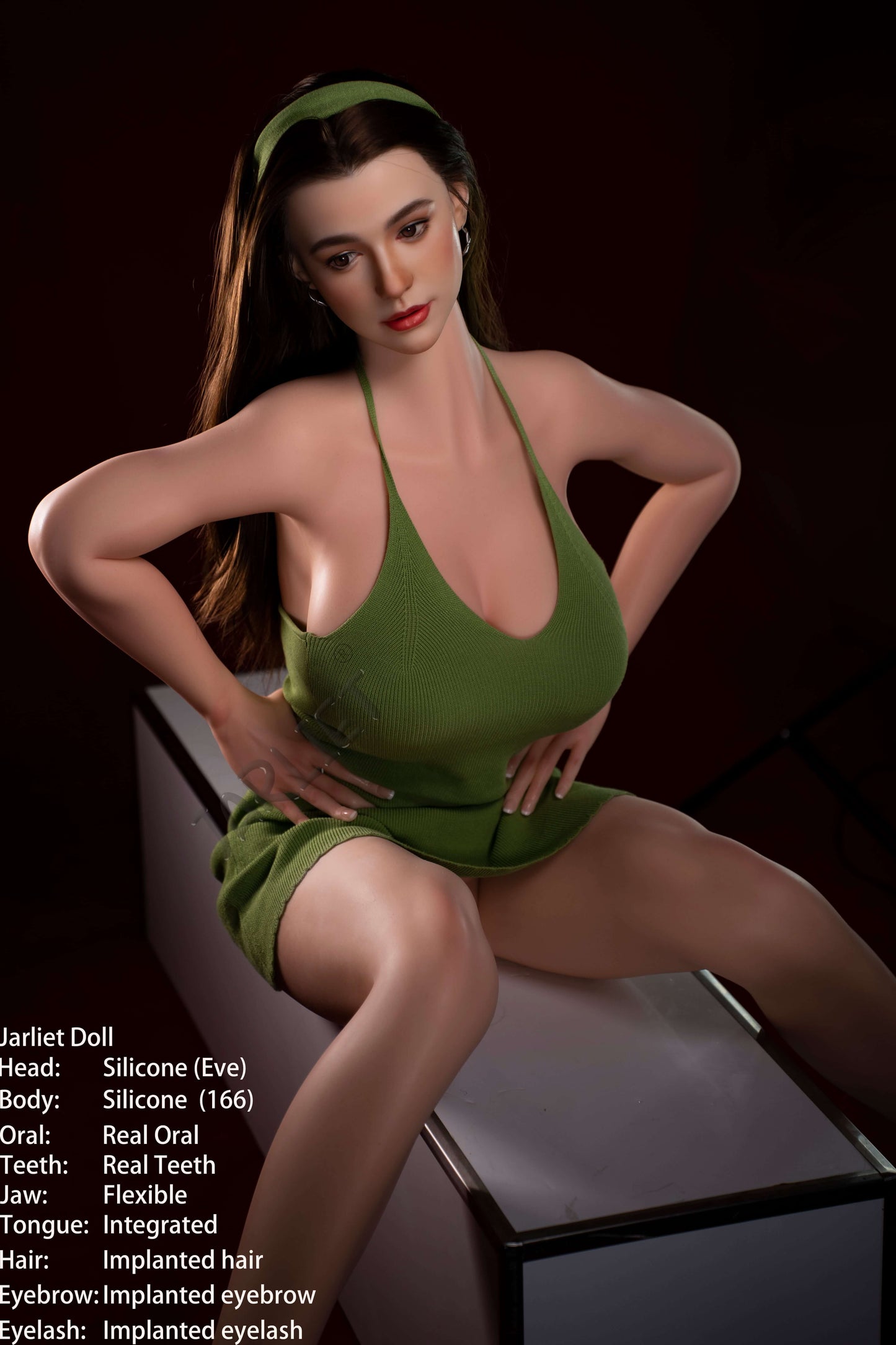 Jarliet Dolls 166cm (5ft5") Curve Full Silicone with ROS Head Sex Doll - Eve