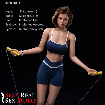 Jarliet Dolls 167cm (5ft4') - Gym Girl Silicone Sex Doll – Queen of Pilates - Ann Jarliet
