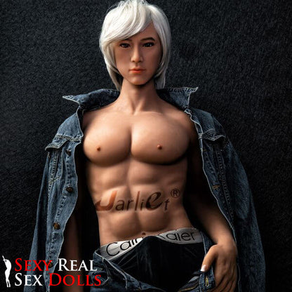 170cm (5ft5') Male TPE Sex Doll – Silver-Haired American Heartthrob - Bernie Jarliet, Jarliet Dolls, , Sexy Real Sex Dolls