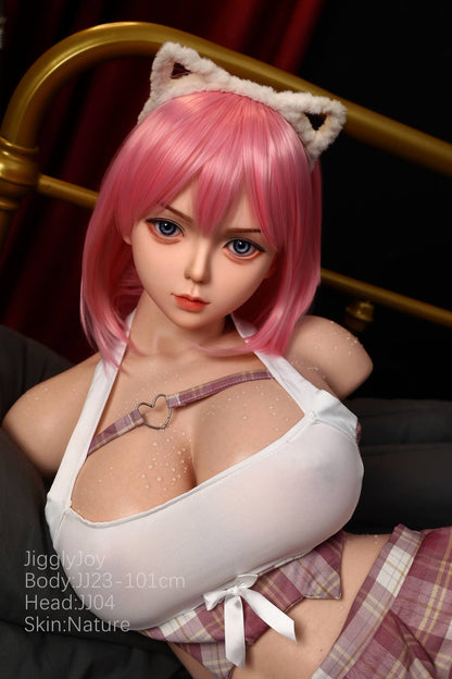 Jiggly Joy 101cm (39.7") Anime Japanese Full Silicone Torso Sex Doll - F-Cup - Amanda