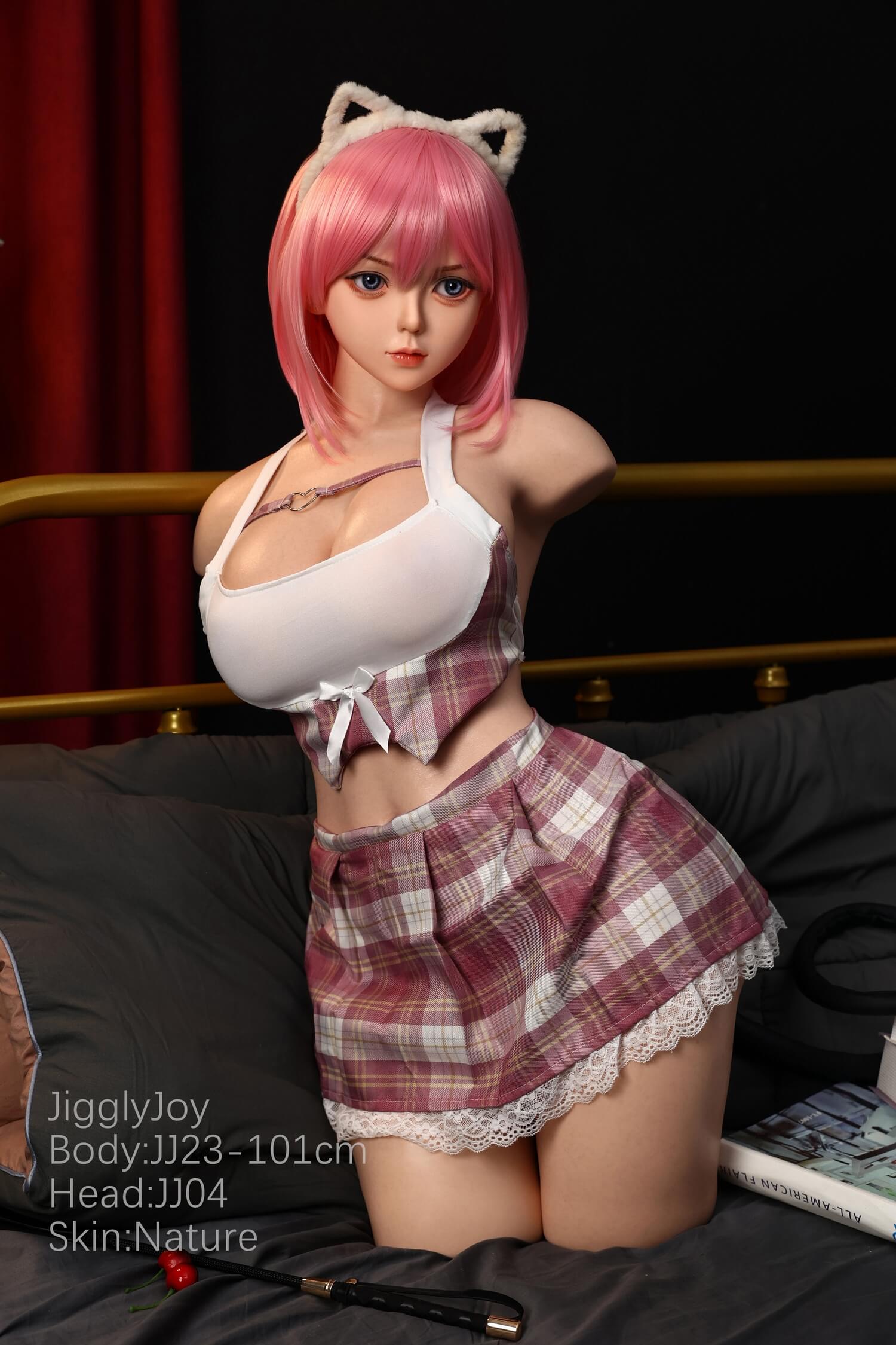 Jiggly Joy 101cm (39.7") Anime Japanese Full Silicone Torso Sex Doll - F-Cup - Amanda
