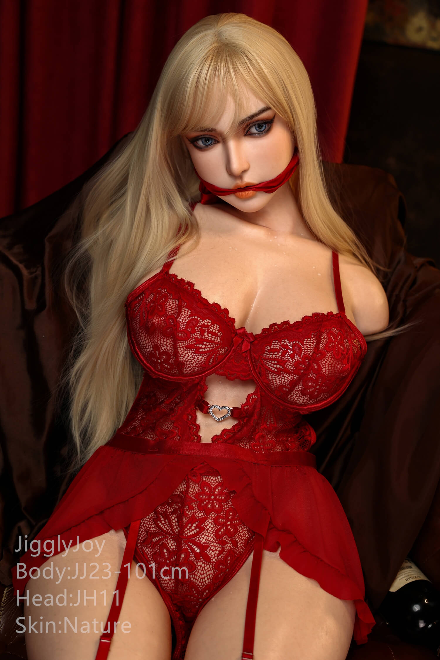 Jiggly Joy 101cm (39.7") Blonde Silicone Torso Sex Love Doll - F-Cup - Flora