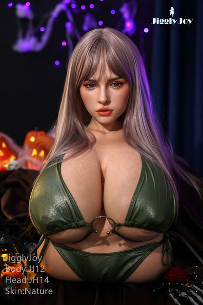 Jiggly Joy 71cm (27.9") Fucking Nipple Huge Breast Silicone Love Torso - R-Cup - Melania
