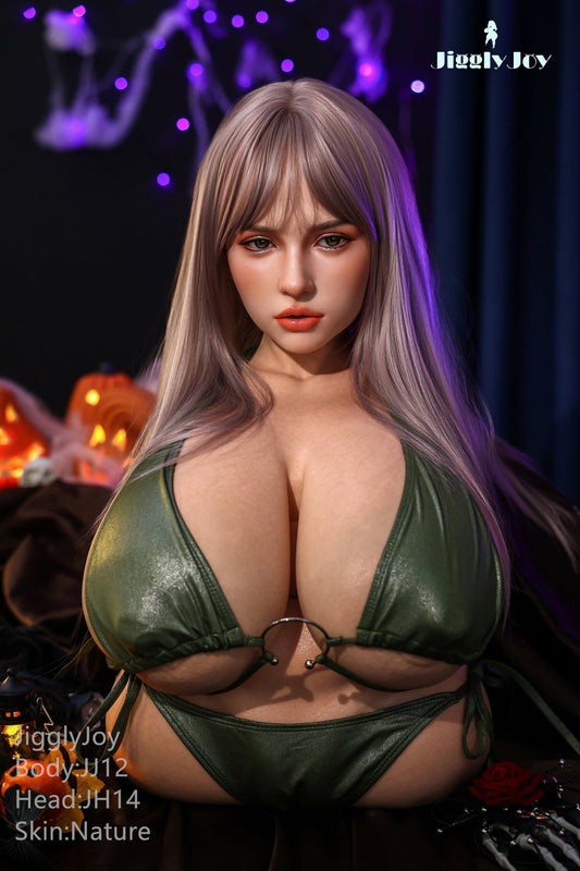 Jiggly Joy 71cm (27.9") Fucking Nipple Huge Breast Silicone Love Torso - R-Cup - Melania
