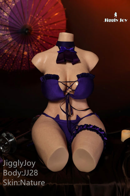 Jiggly Joy 77cm (30.3") Ultra Soft Silicone Torso Sex Doll - Janet