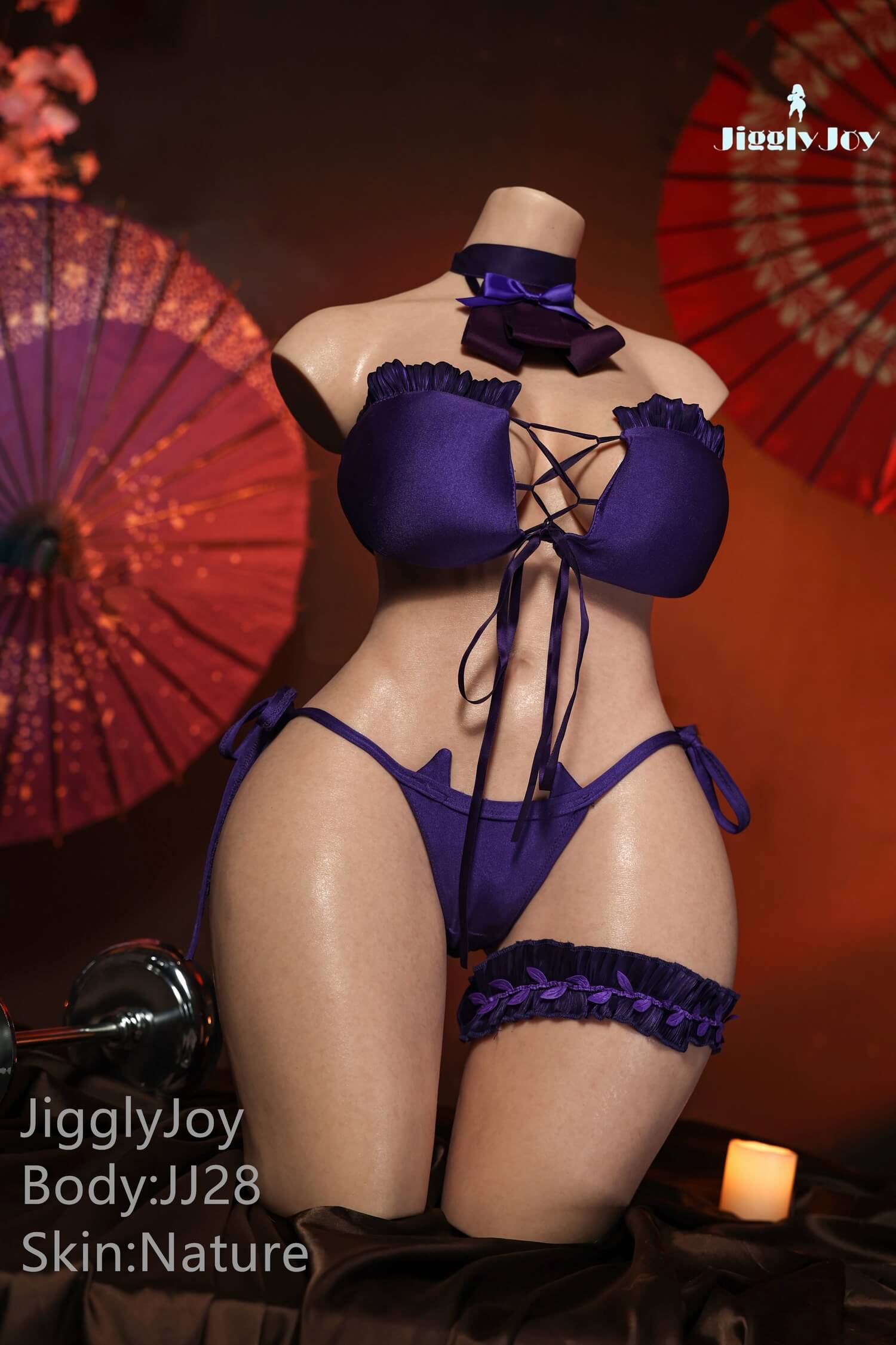 Jiggly Joy 77cm (30.3") Ultra Soft Silicone Torso Sex Doll - Janet