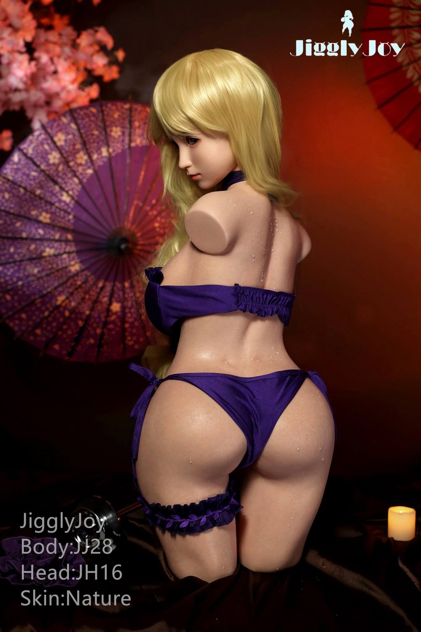 Jiggly Joy 96cm (37.7") Blonde Ultra Soft Silicone Torso Sex Doll - Doris