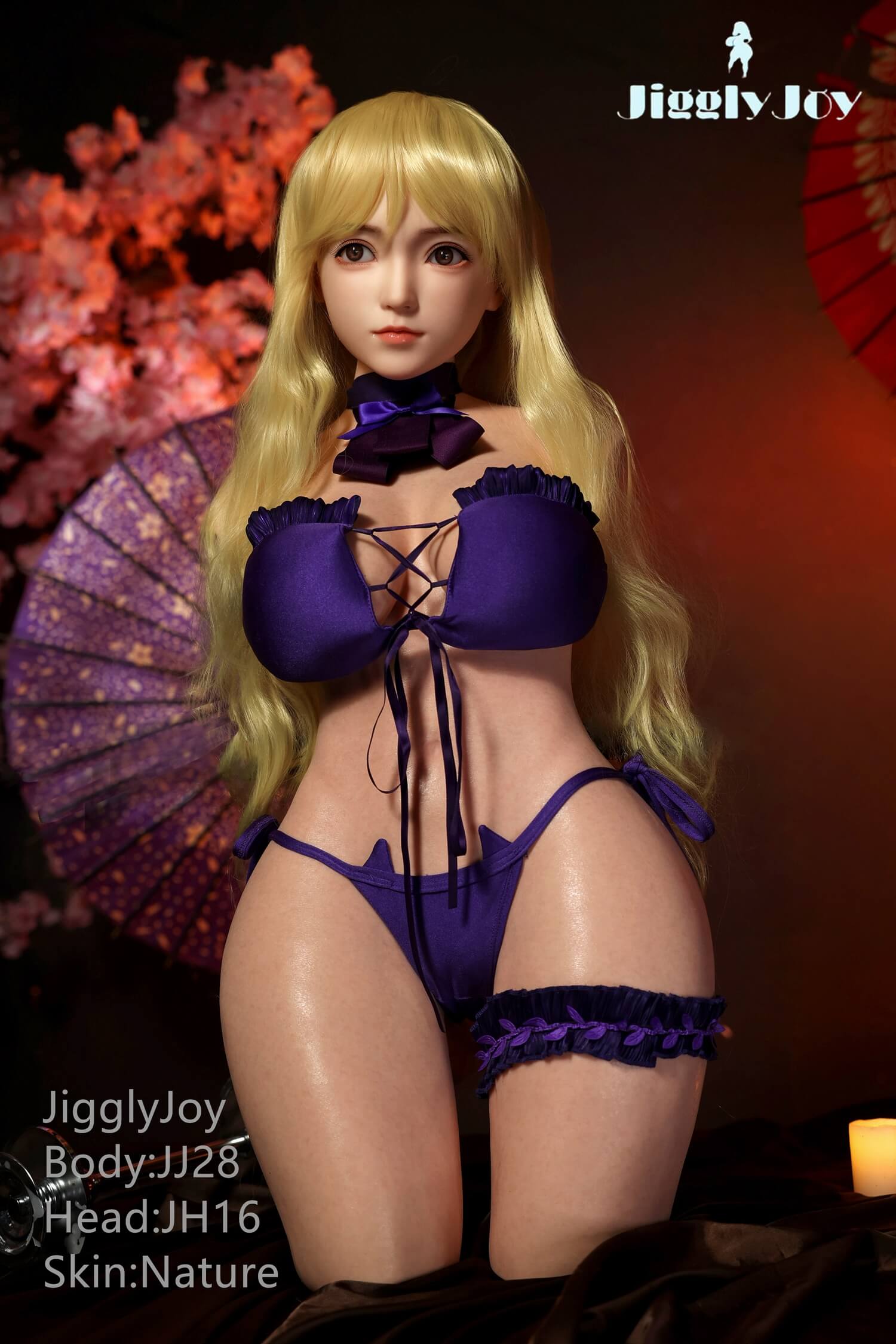 Jiggly Joy 96cm (37.7") Blonde Ultra Soft Silicone Torso Sex Doll - Doris
