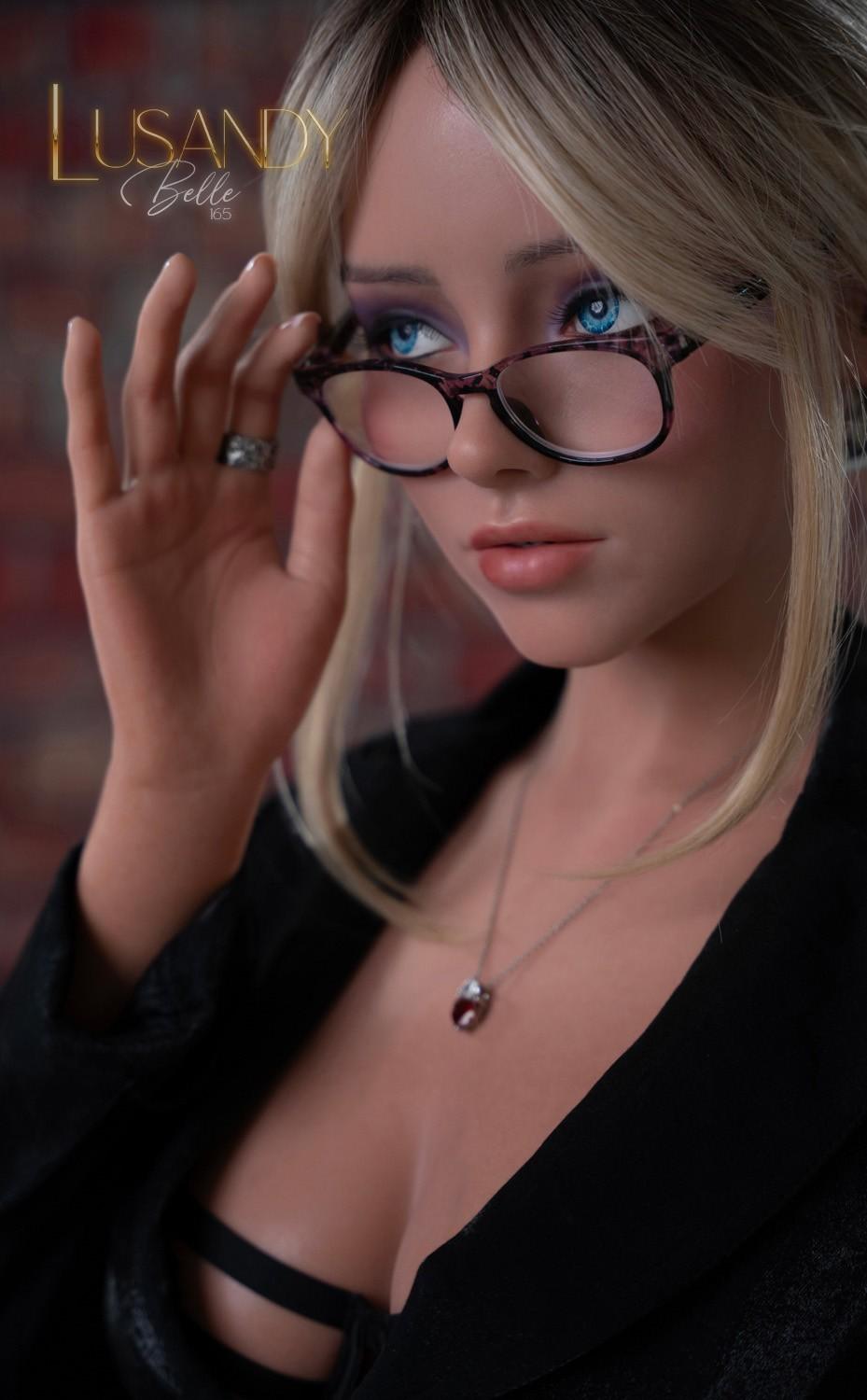 Lusandy Dolls 165cm (5ft5") Seductive in Corporate Attire Silicone Sex Doll - D-Cup - Belle