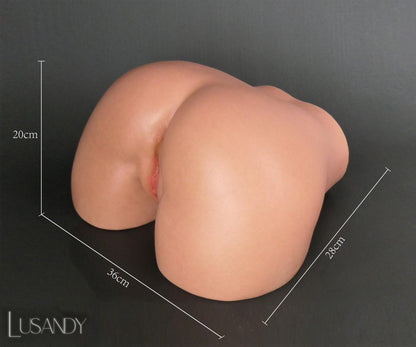 Lusandy Dolls 23cm (9.5") Realistic Silicone Sex Doll Butt Torso – Pleasure Hip LSD-T01