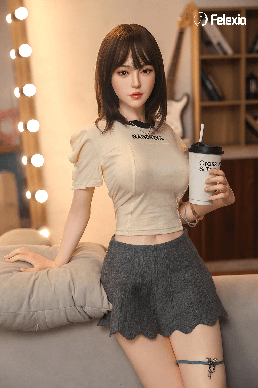 Normon Doll 150cm (4ft9") B-Cup Felexia Silicone Sex Doll - Realistic Japanese Fantasy - Anwen